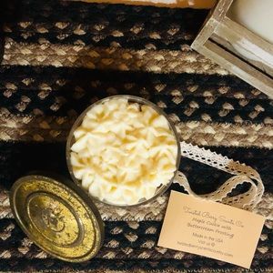 Vintage Blackberry glass/ Maple Buttercream/ Homemade Soy Candle/13oz